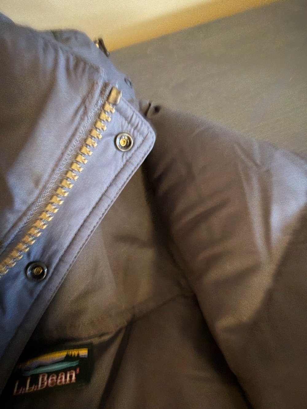 L.L. Bean Men's Mountain Classic Down Puffer Jacket in Gray - Picture 6 of 10